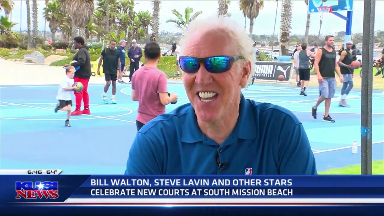 BILL WALTON - New Basketball Court San Diego BIG 25th Year Anniversary